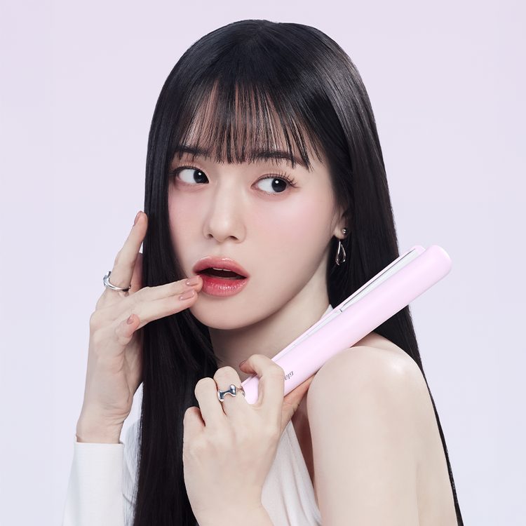 [GP105BP] 글램시크 OMG(오마이글램) 핑크 미들사이즈 고데기