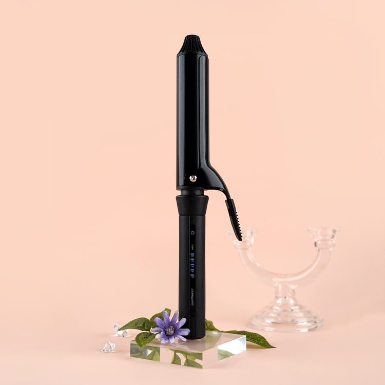 [봉고데기] GP618AM 퓨어블랙 클립아이롱 (32mm) 여신머리 탄력있는 탱글 웨이브